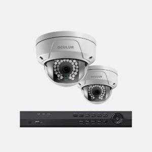 Oculur 2-Camera 4MP Dome IP Security Camera System